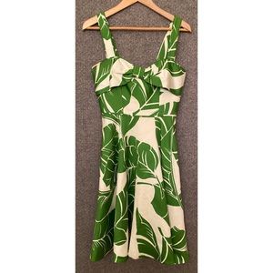 KATE SPADE Green/White Palm Dress 2
